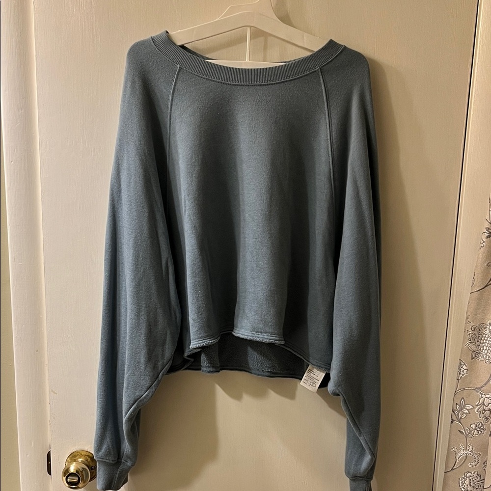 Hollister Women's Blue Sweatshirt